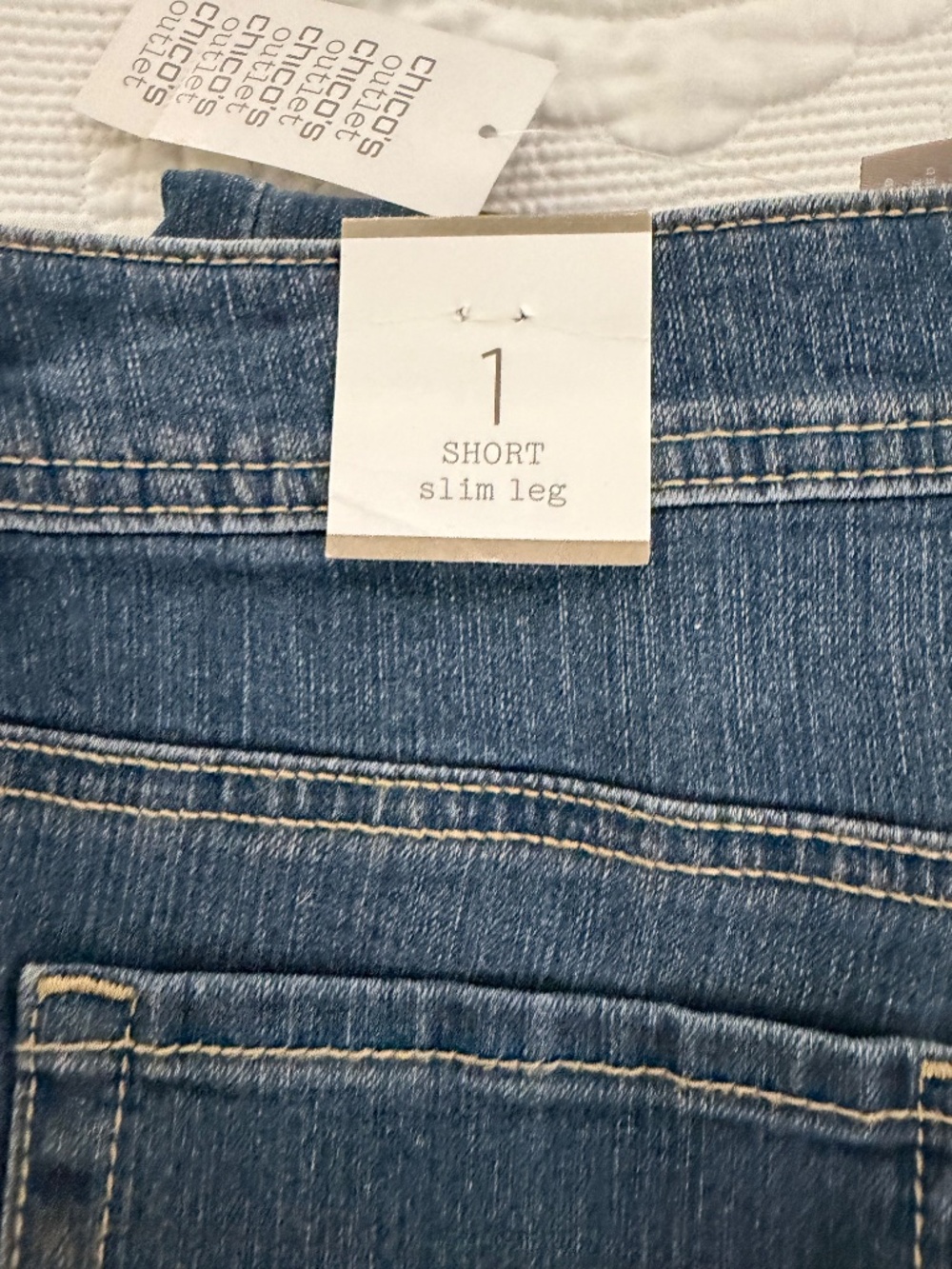 3 pairs of Chicos jeans size 1 womens chicos - Picture 2 of 3